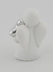 Angelo con Stella Argentata - 6 cm