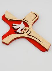 Croce di Cresima Santo Spirito - 16 cm