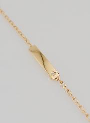 Bracciale Identità in Oro Placcato - 15 cm