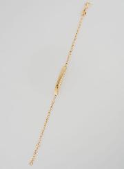 Bracciale Identità in Oro Placcato - 15 cm