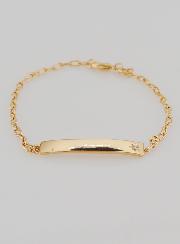 Bracciale Identità in Oro Placcato - 15 cm