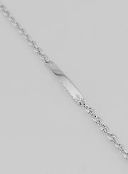 Gourmetta di Battesimo in Argento Rodiato - 18 cm
