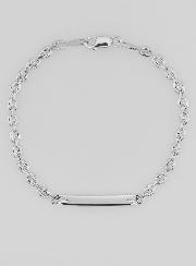 Gourmetta di Battesimo in Argento Rodiato - 18 cm