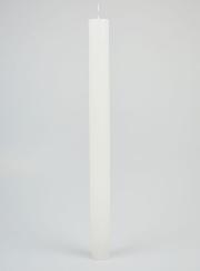 Candela Colorata in Massa 27cm - Bianco