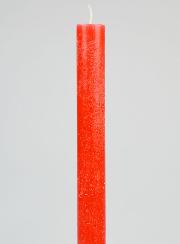 Candela Colorata in Massa 27cm - Rosso Rosato