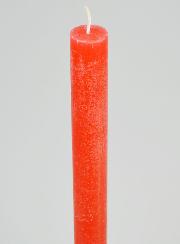 Candela Colorata in Massa 27cm - Rosso Rosato