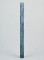 Candela Colorata in Massa 27cm - Blu Grigio