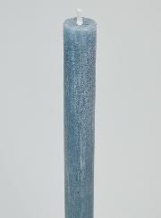 Candela di Preghiera Tinta in Massa - Blu Grigio