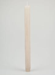 Candela Colorata in Massa 27cm - Grigio Sabbia