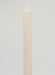 Candela Colorata in Massa 27cm - Grigio Sabbia