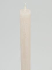 Candela Colorata in Massa 27cm - Grigio Sabbia