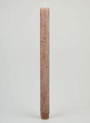 Candela Colorata in Massa 27cm - Tortora