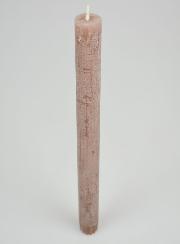 Candela Colorata in Massa 27cm - Tortora