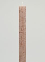 Candela Colorata in Massa 27cm - Tortora