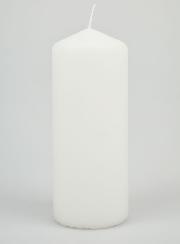 Candela Decorazine Bianca - 17 cm