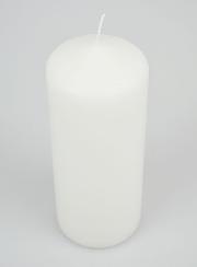 Candela Decorazine Bianca - 17 cm