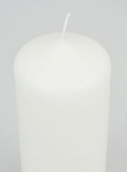 Candela Decorazine Bianca - 17 cm