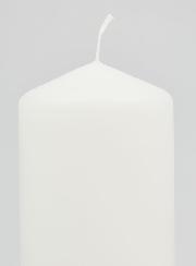 Candela Decorazione Bianca - 15 cm