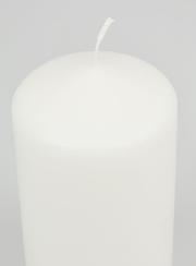 Candela Decorazione Bianca - 15 cm