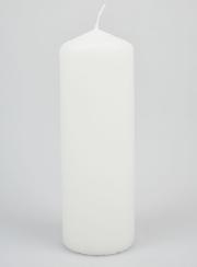 Candela Decorazine Bianca - 20 cm