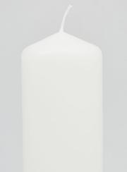 Candela Decorazine Bianca - 20 cm