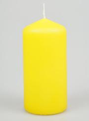 Candela Decorazione 12cm - Giallo