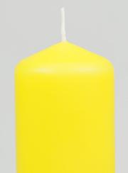 Candela Decorazione 12cm - Giallo