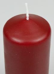 Candela Decorazione 12cm - Rosso Scuro