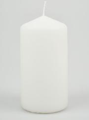 Candela Decorazine Bianca - 13 cm