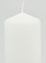 Candela Decorazine Bianca - 13 cm