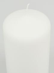 Candela Decorazine Bianca - 13 cm