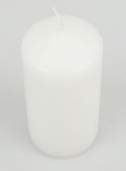 Candela Decorazine Bianca - 10 cm