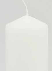 Candela Decorazine Bianca - 10 cm