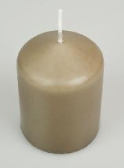 Candela Decorazione 8cm - Tortora