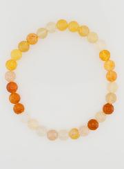 Bracciale in Pietre Naturali di Giada Multicolore - 6mm