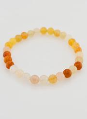 Bracciale in Pietre Naturali di Giada Multicolore - 6mm