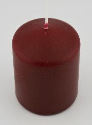 Candela Decorazione 8cm - Rosso Scuro