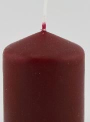 Candela Decorazione 8cm - Rosso Scuro