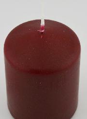Candela Decorazione 8cm - Rosso Scuro