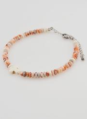 Bracciale Croce e Pietre Granito Rosa