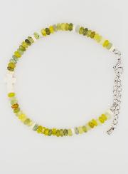 Bracciale Croce e Pietre Verdi