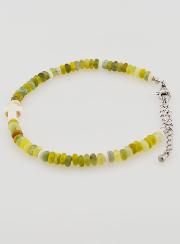 Bracciale Croce e Pietre Verdi