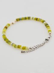 Bracciale Croce e Pietre Verdi