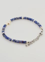 Bracciale Croce e Pietre Blu