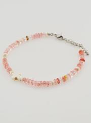 Bracciale Croce e Pietre in Vetro