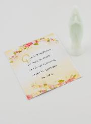 Statua Madonna di Lourdes Fluorescente  8 cm