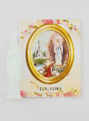 Statua Madonna di Lourdes Fluorescente  8 cm