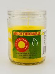 Candela in Vetro alla Citronella