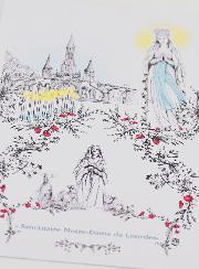 Cartolina Santuario Madonna di Lourdes