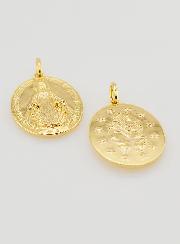 Medaglia Miracolosa Finitura Oro 18k - 14mm